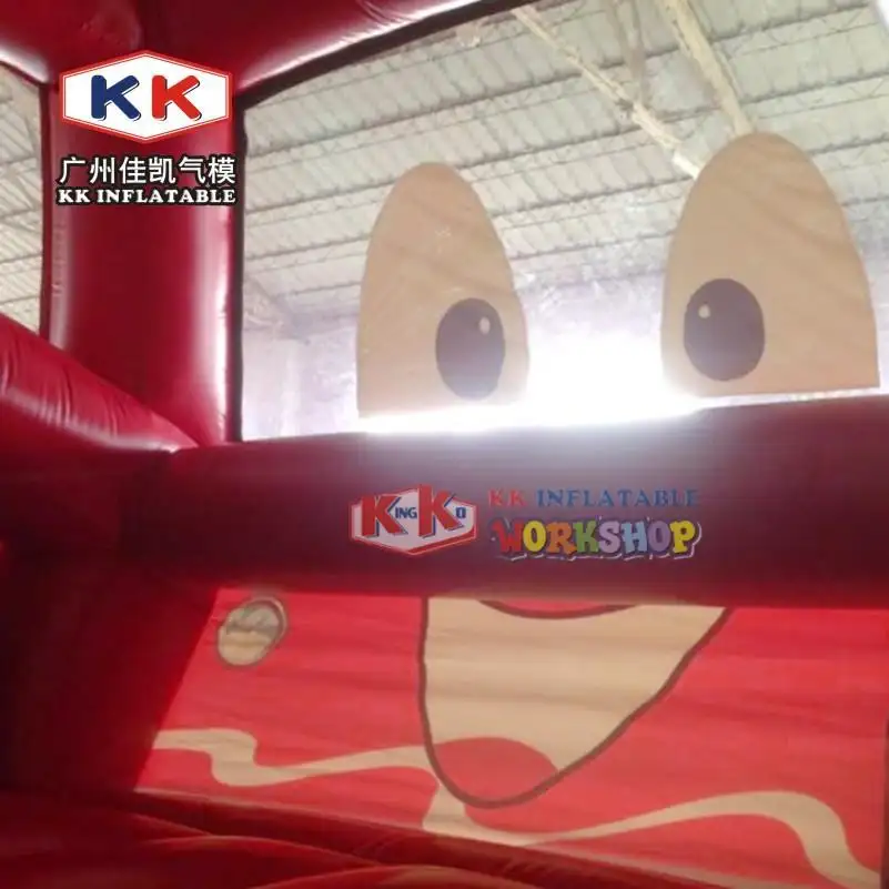 durable party jumpers fire truck factory direct for outdoor activity 3