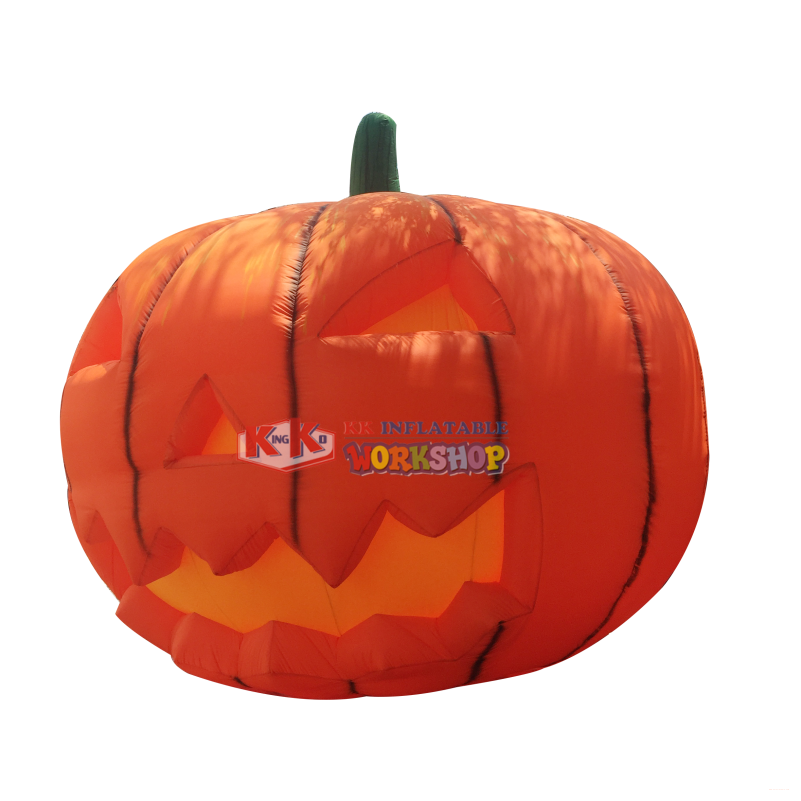 Citrouille gonflable géante d'Halloween soufflée à l'air Jack-O-Lantern 8