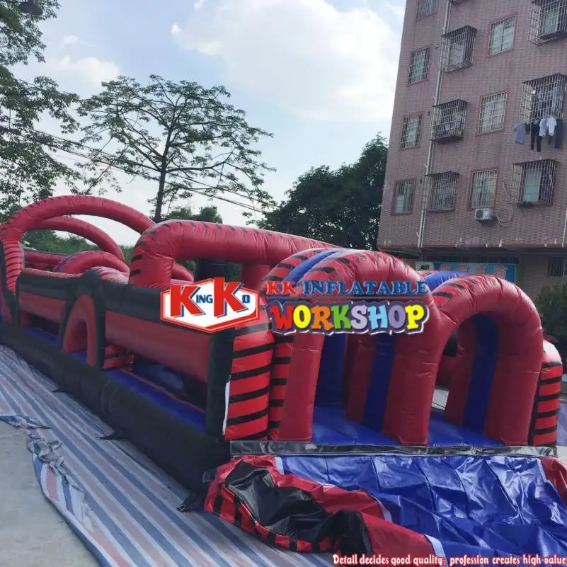 KK INFLATABLE multifuntional obstacle course for kids supplier for racing game 2