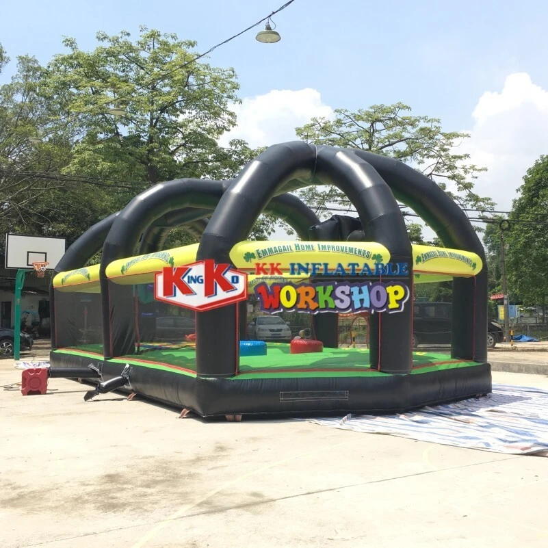New Product 4 in 1 Sports Arena Inflatable Sports Games,Interactive Inflatable Carnival Game Challenge 1