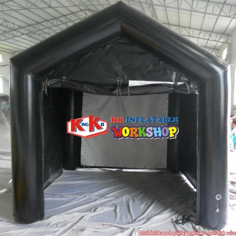 Giant Inflatable Golf Shooting Practice Net Projection Cage Simulator Tent 1