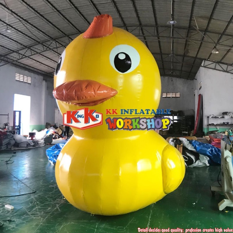 3m Cute Inflatable Cartoon Yellow Rubber Duck, Water Fixed Yellow Duck Cartoon Figure For Water Events 4