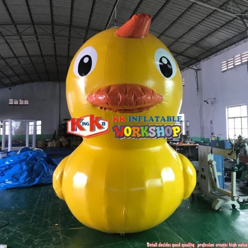 3m Cute Inflatable Cartoon Yellow Rubber Duck, Water Fixed Yellow Duck Cartoon Figure For Water Events 1