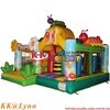 Family Garden Use Honeybee Flower Inflatable Bouncer Slide Combo Jumping Castle For Kids 2