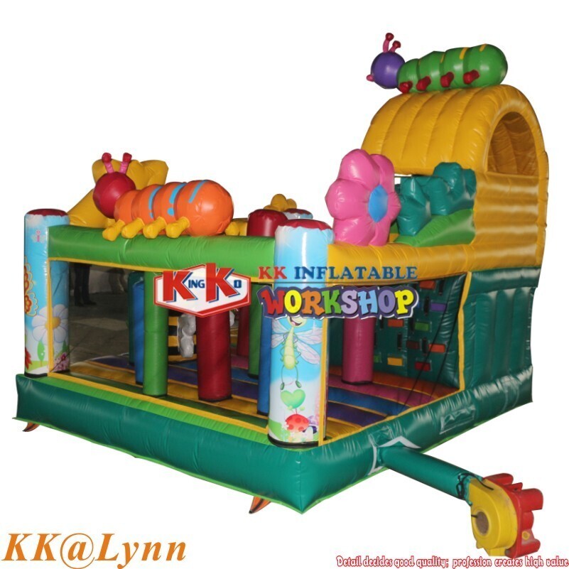 Family Garden Use Honeybee Flower Inflatable Bouncer Slide Combo Jumping Castle For Kids 5