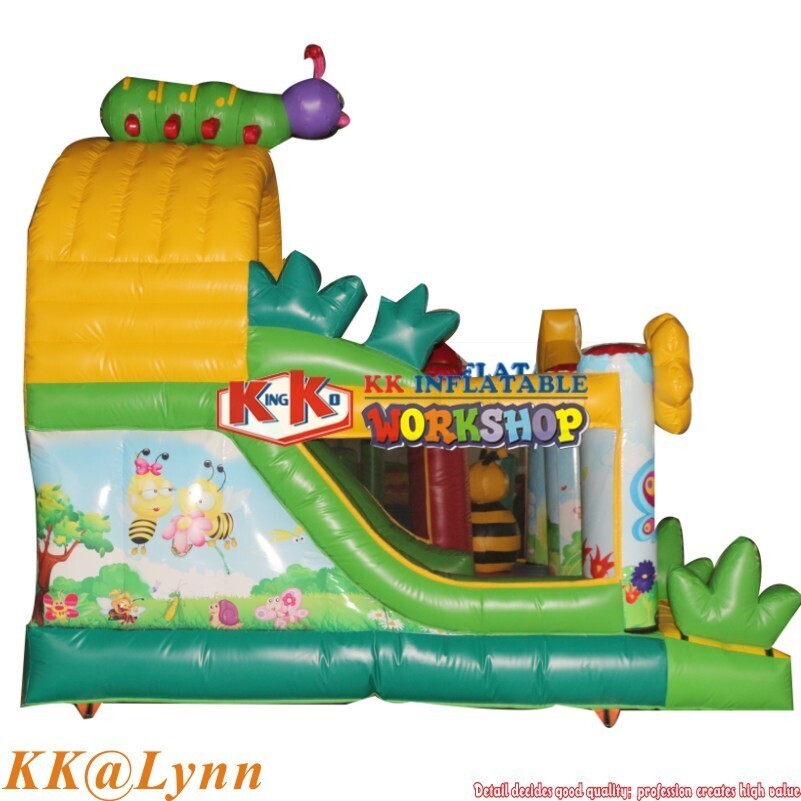 Family Garden Use Honeybee Flower Inflatable Bouncer Slide Combo Jumping Castle For Kids 6