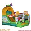 Family Garden Use Honeybee Flower Inflatable Bouncer Slide Combo Jumping Castle For Kids 4