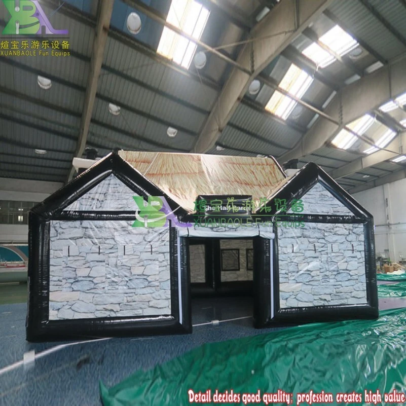 Tent House Inflatables, Giant Inflatable Pub Bar, Custom Inflatable Party Bar Tent 1