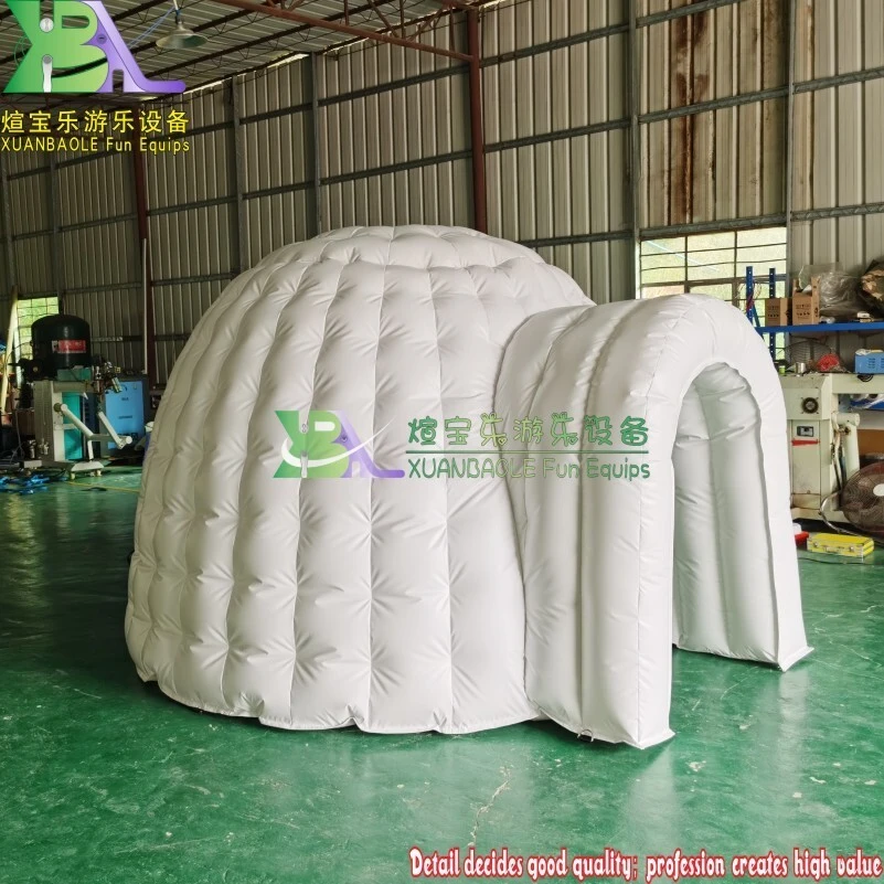 Snow land Photo Booth Igloo Playhouse Inflatable Small Igloo Tent, Mini Dome Tent 1