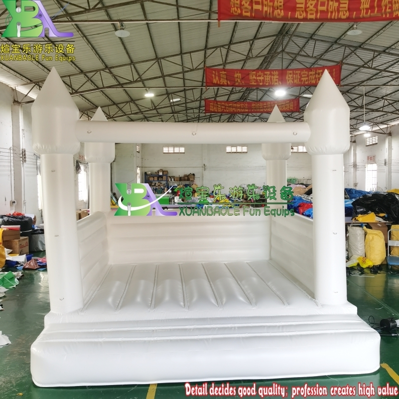 Popular Bouncer Inflatable Wedding Bouncy Castle White Bounce House 1