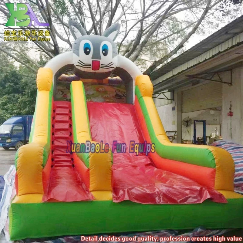 Commercial Lovely Inflatable Slide Kids Safe Outdoor Jumping Rabbit Slides 1