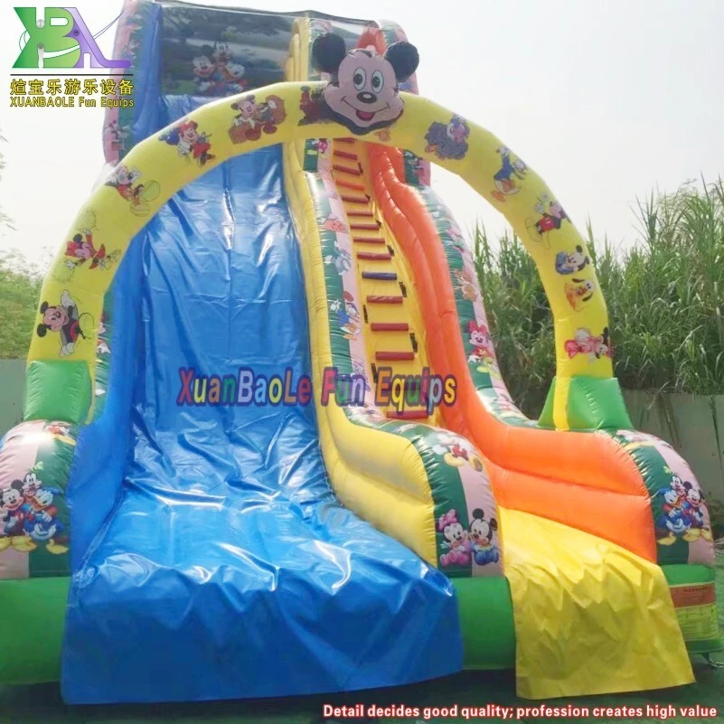 26ft high Commercial Kids Inflatable Mickey Slide With Arch Certified by EN14960 made of lead free material from KK Inflatable 1