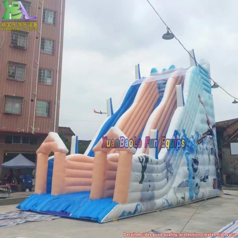 33Ft Tall Everest Inflatable Dry Slide / Everest Ice Slide / Inflatable Amusement Park Slide for Kids and Adults 1