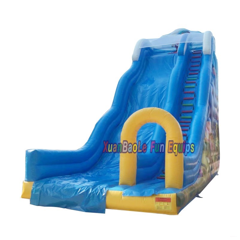 Heavy Duty & Tobogán seco seguro Sea World Adventure Tobogán inflable Tobogán de salto de PVC Tobogán ondulado 7