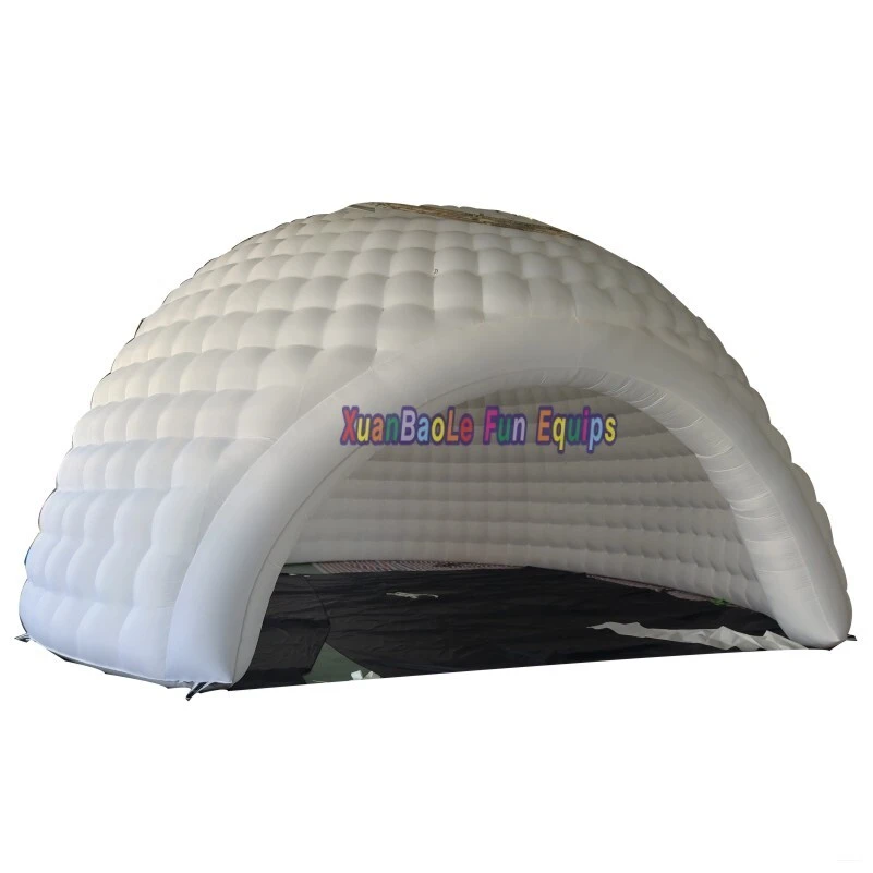 White Led Light Giant Inflatable Dome Tent For Wedding Party Event Blow Up House Inflatable Igloo 1