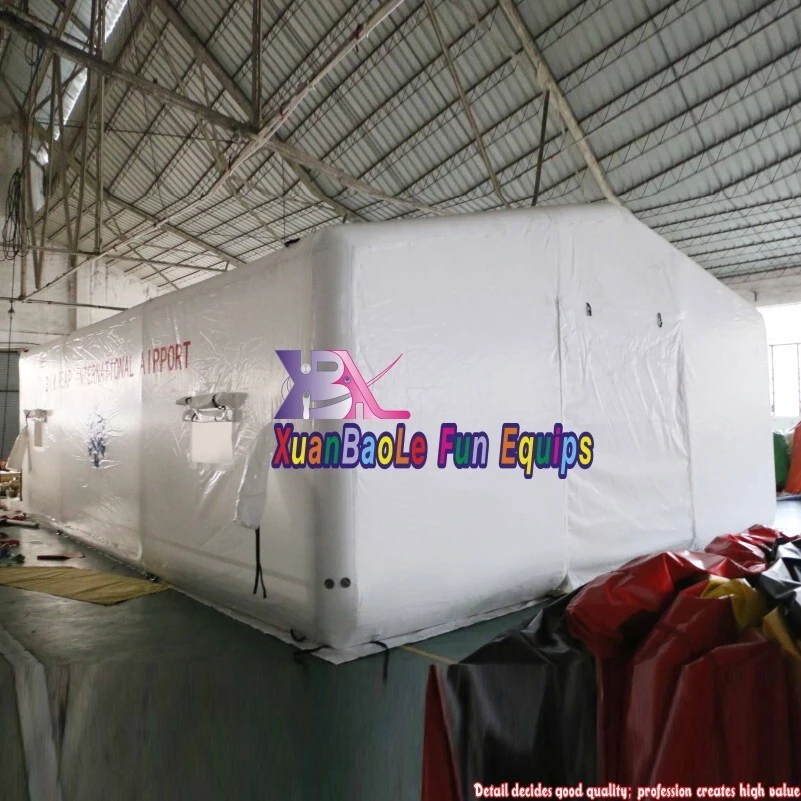PVC Tarpaulin Waterproof Custom Portable Inflatable Camping Tent, Emergency Shelter, Airport Inflatable Medical Tent 1
