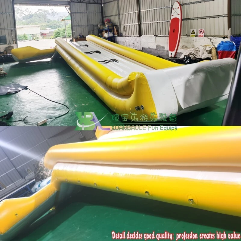2022 New Inflatable Water Park Equipment inflatable floating water slide With Logo For Adults And Children 1