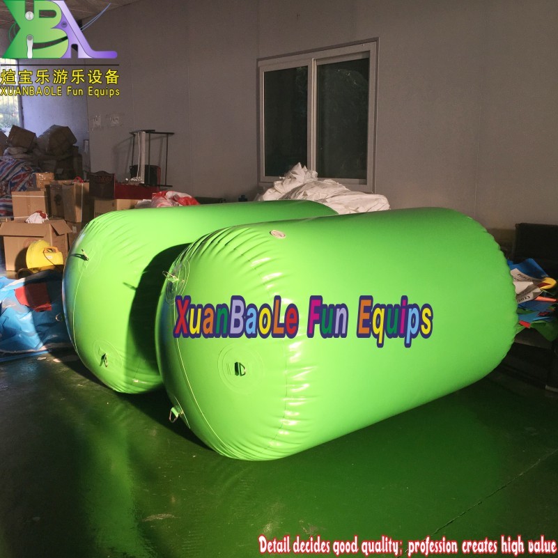 Light Green Inflatable Cylinder Buoy Inflatable Swim Buoy For Water Sport Game 6