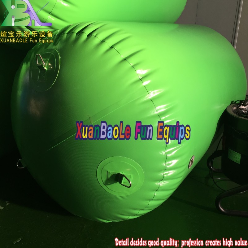 Light Green Inflatable Cylinder Buoy Inflatable Swim Buoy For Water Sport Game 4