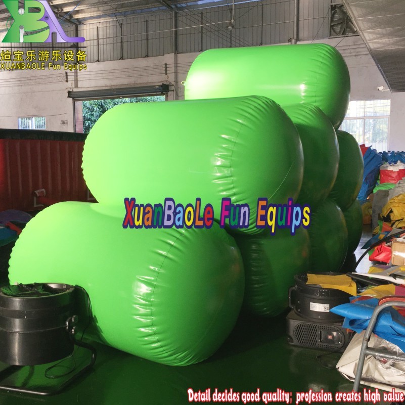 Light Green Inflatable Cylinder Buoy Inflatable Swim Buoy For Water Sport Game 9
