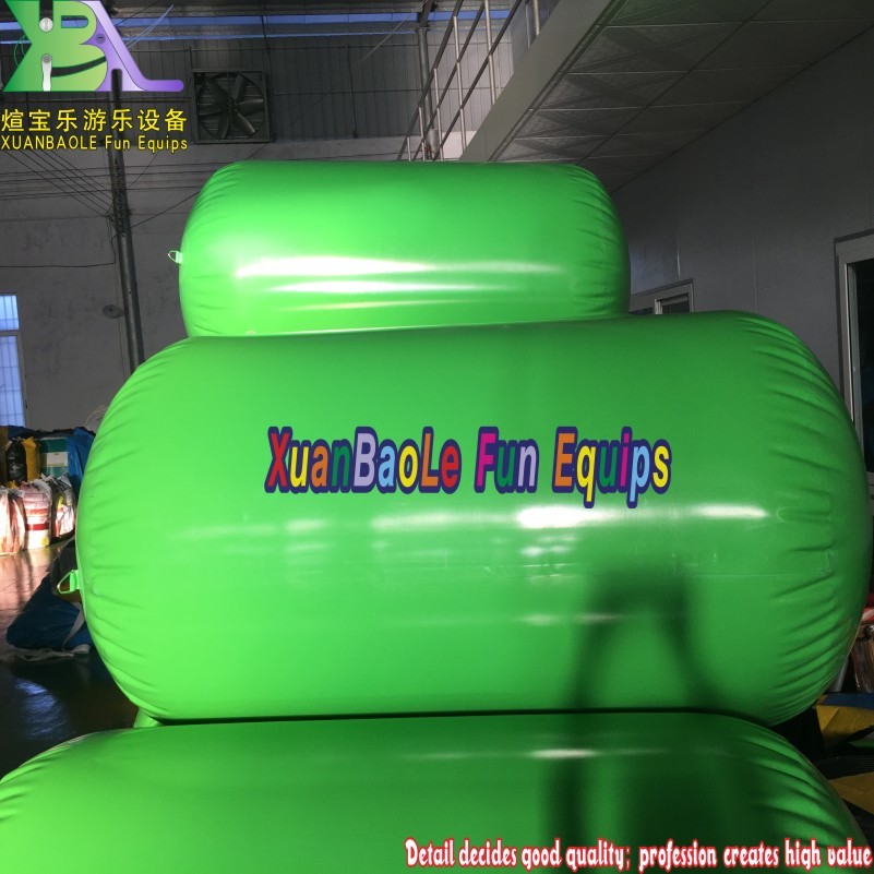 Light Green Inflatable Cylinder Buoy Inflatable Swim Buoy For Water Sport Game 10