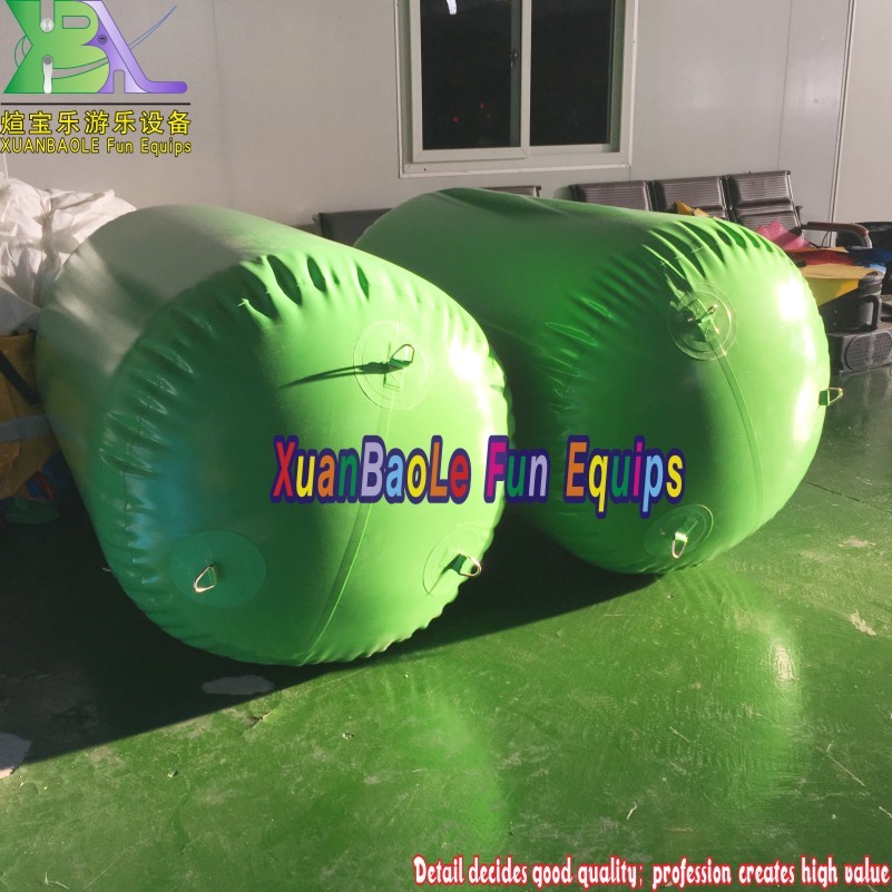 Light Green Inflatable Cylinder Buoy Inflatable Swim Buoy For Water Sport Game 7