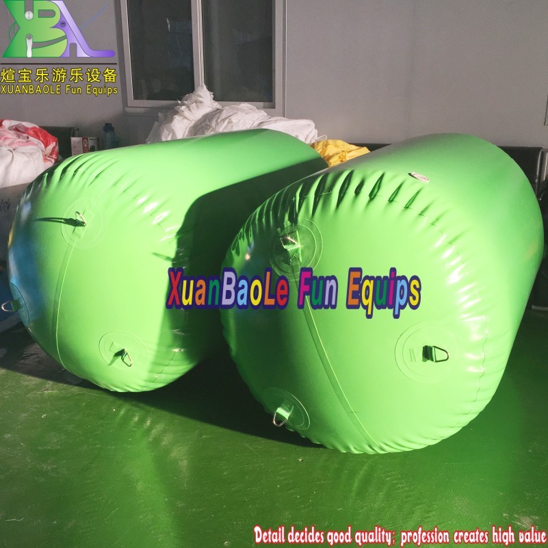 Light Green Inflatable Cylinder Buoy Inflatable Swim Buoy For Water Sport Game 8