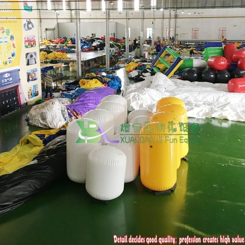 Inflatable Cylinder Race Buoy, Stable Floating Marker, Customized for Open Water Swimming 1