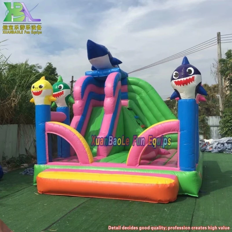 Inflatable Ocean World Combo slide Kids Lovely Bouncy Jumper 5 in 1 1
