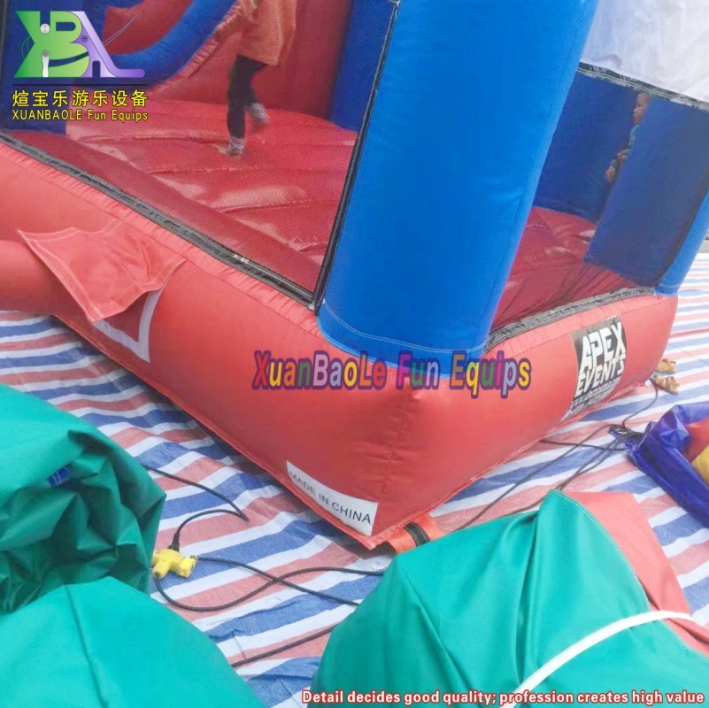 Combo de tobogán inflable con temática de Spiderman - Castillo inflable Moonwalk para niños con tobogán 7