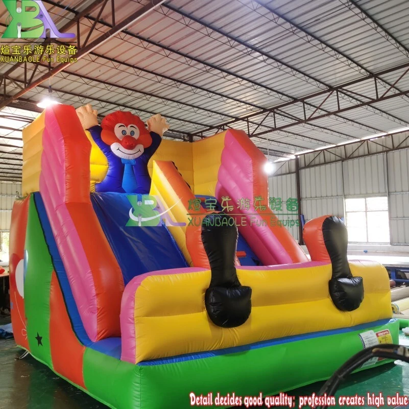 Tobogán inflable de payaso para niños comerciales de 13,3 'de alto con certificación CE por EN14960 hecho de material sin plomo de KK inflables 1