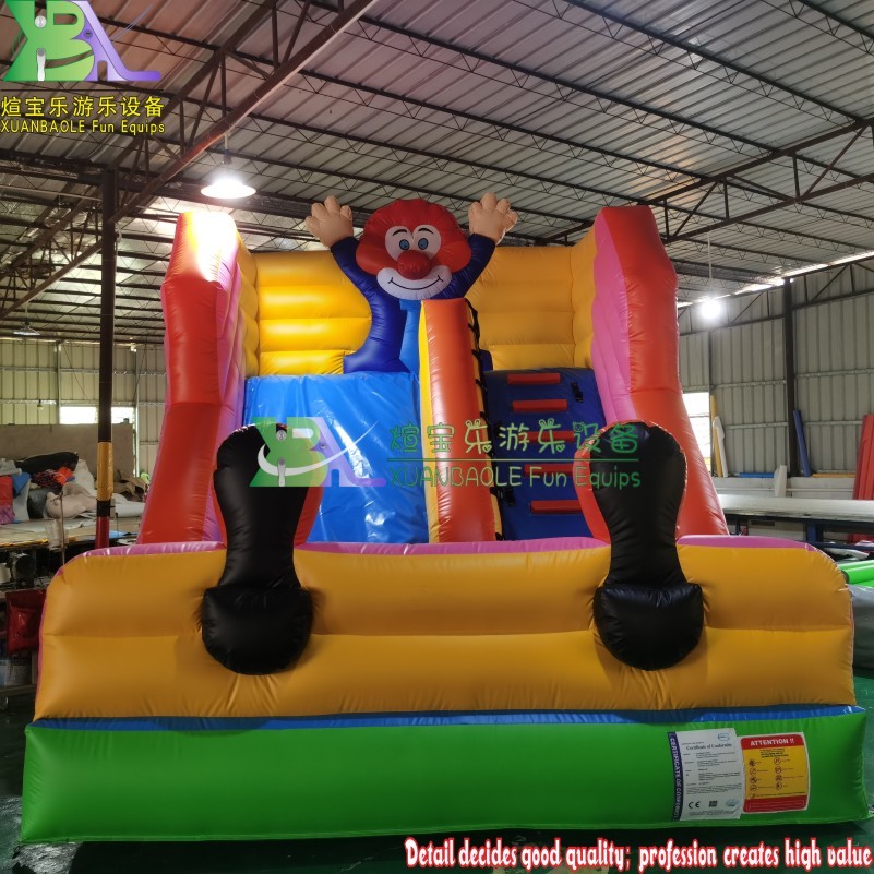 Tobogán inflable de payaso para niños comerciales de 13,3 'de alto con certificación CE por EN14960 hecho de material sin plomo de KK inflables 4
