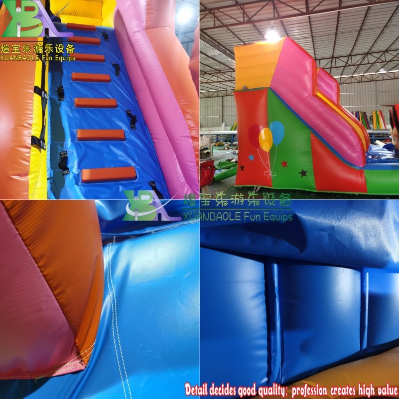 Tobogán inflable de payaso para niños comerciales de 13,3 'de alto con certificación CE por EN14960 hecho de material sin plomo de KK inflables 3