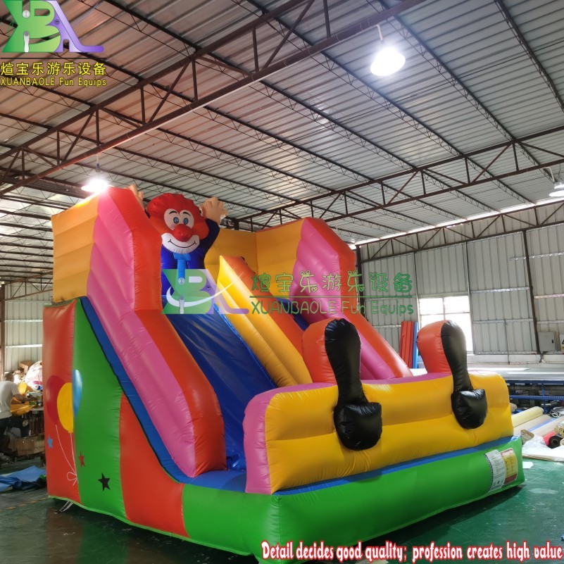 Tobogán inflable de payaso para niños comerciales de 13,3 'de alto con certificación CE por EN14960 hecho de material sin plomo de KK inflables 7