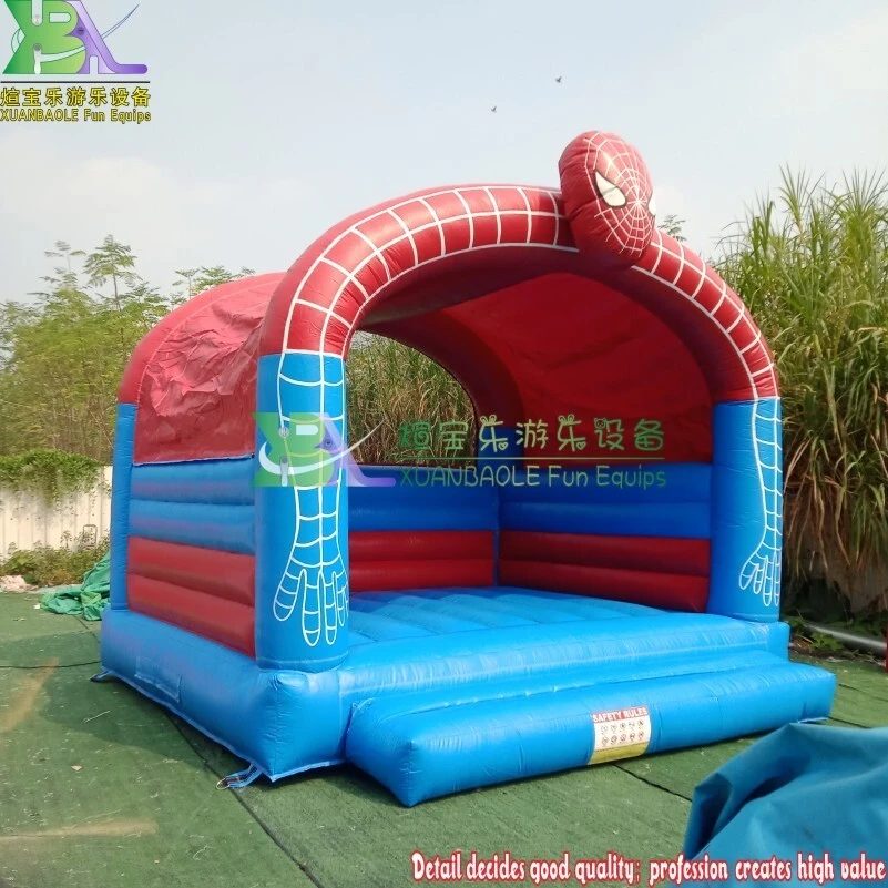 Party Rentals Jumping Bouncy Castle Spider-man theme Adult Moonwalk bounce house 1
