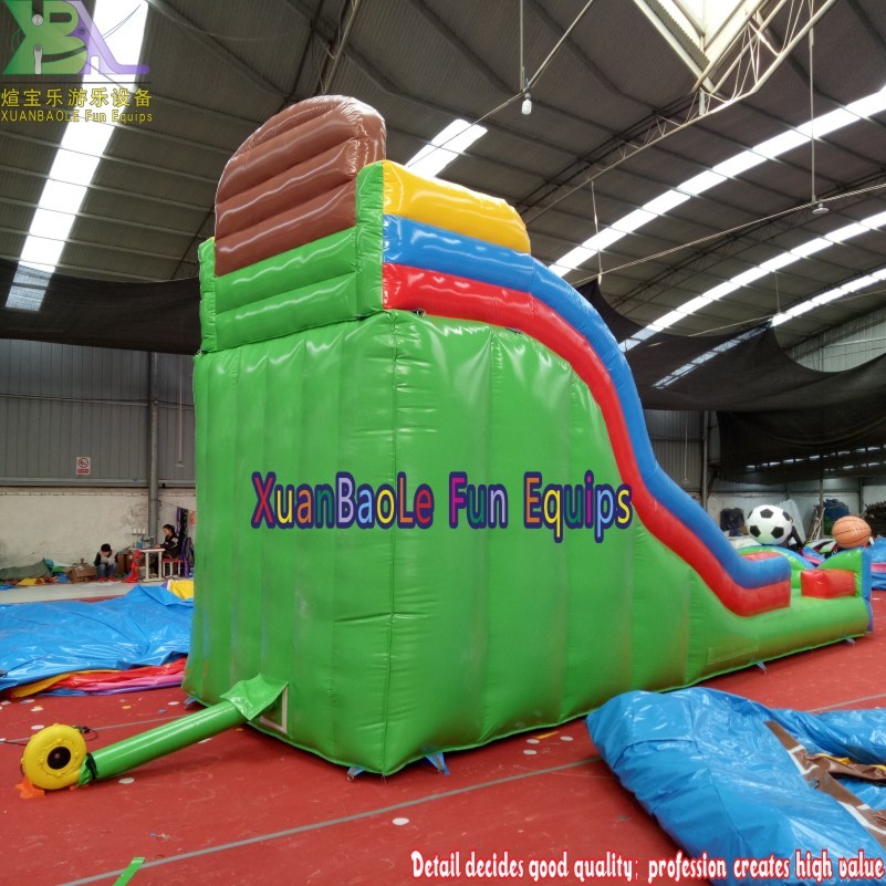 Diapositiva inflable del deporte del deporte del fútbol, ​​diapositiva inflable de la gorila del fútbol 3