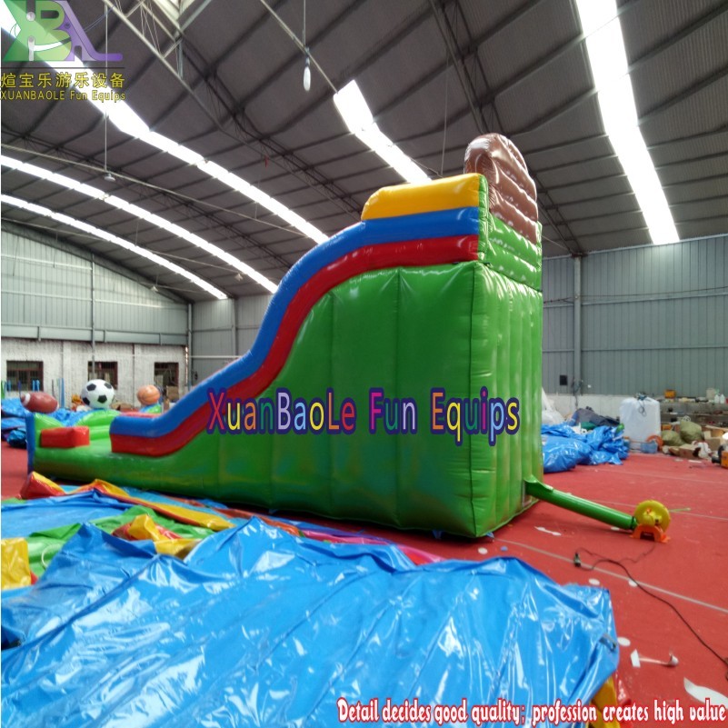 Diapositiva inflable del deporte del deporte del fútbol, ​​diapositiva inflable de la gorila del fútbol 4