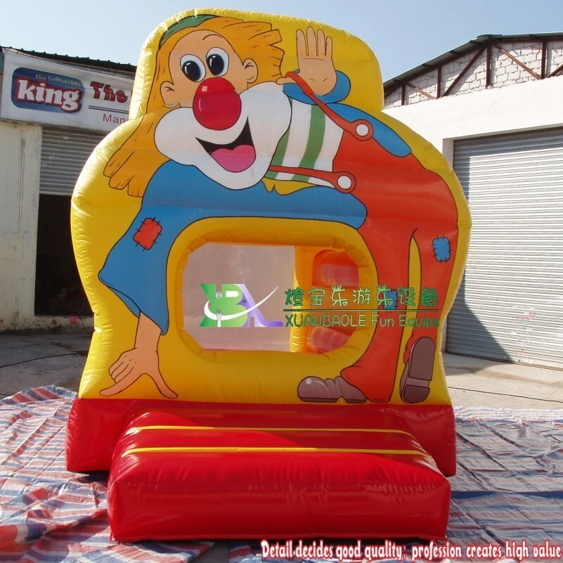 Birthday Clown Bouncy Castle Inflatable PVC Roof Bouncer 1