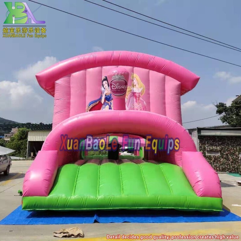 CURSOS DE ASALTO Princess Palace, Desafío de obstáculos inflables Funtastic Carrera divertida para niños pequeños 2