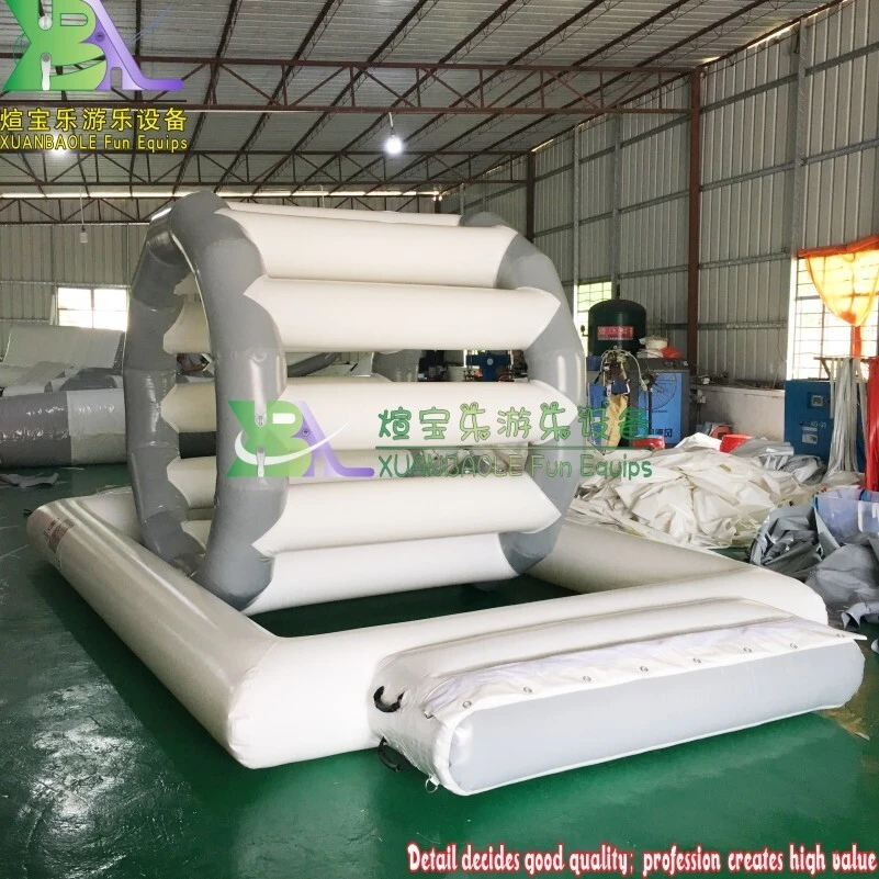 Water Play Equipment Inflatable Water Walking Roller Floating Toys Wheel For Floating Water Park 1