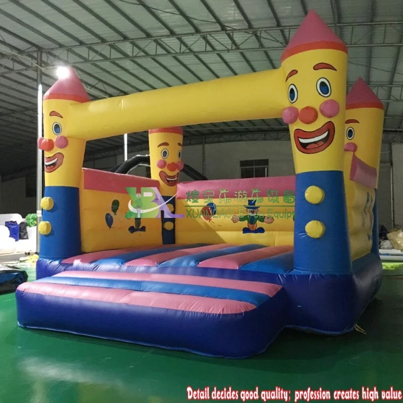 Commercial Inflatable Bounce House Clown Jumping Castle Bouncer, Happy Clown Bouncy Bounce 1