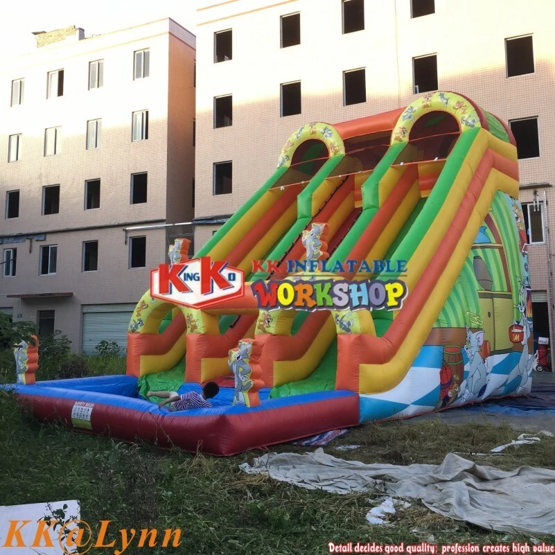 Commercial Tom & Jerry Inflatable Water Slides for Kids' Parties 1