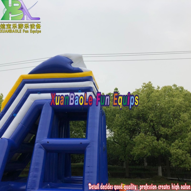 Adult - Oriented Inflatable Flying Water Slide for Steel - Frame Swimming Pools in Camping Resorts 5