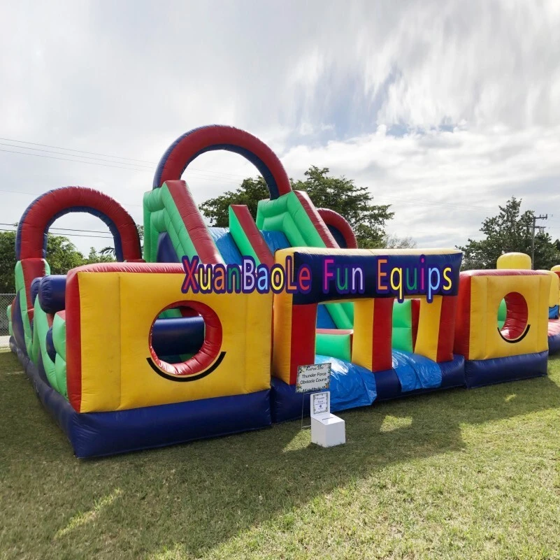 Commercial Radical Inflatable Extreme Rush Obstacle Course Climbing Wall inflatable 1