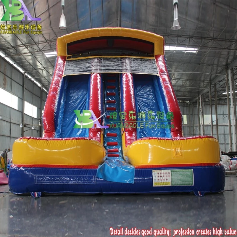 Two Jump Pools Included! Backyard Inflatable Double - Lane Water Slide Bouncy House 1