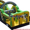 Parcours d'obstacles gonflable de 35 pouces, parcours gonflable commercial robuste à course radicale pour enfants ou adultes 5