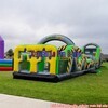 Parcours d'obstacles gonflable de 35 pouces, parcours gonflable commercial robuste à course radicale pour enfants ou adultes 6