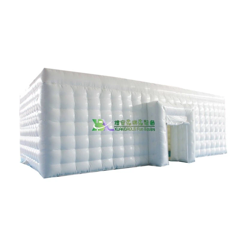 Outdoor party White cube inflatable camping tent gonflable advertising structure inflatable marquee tent 1