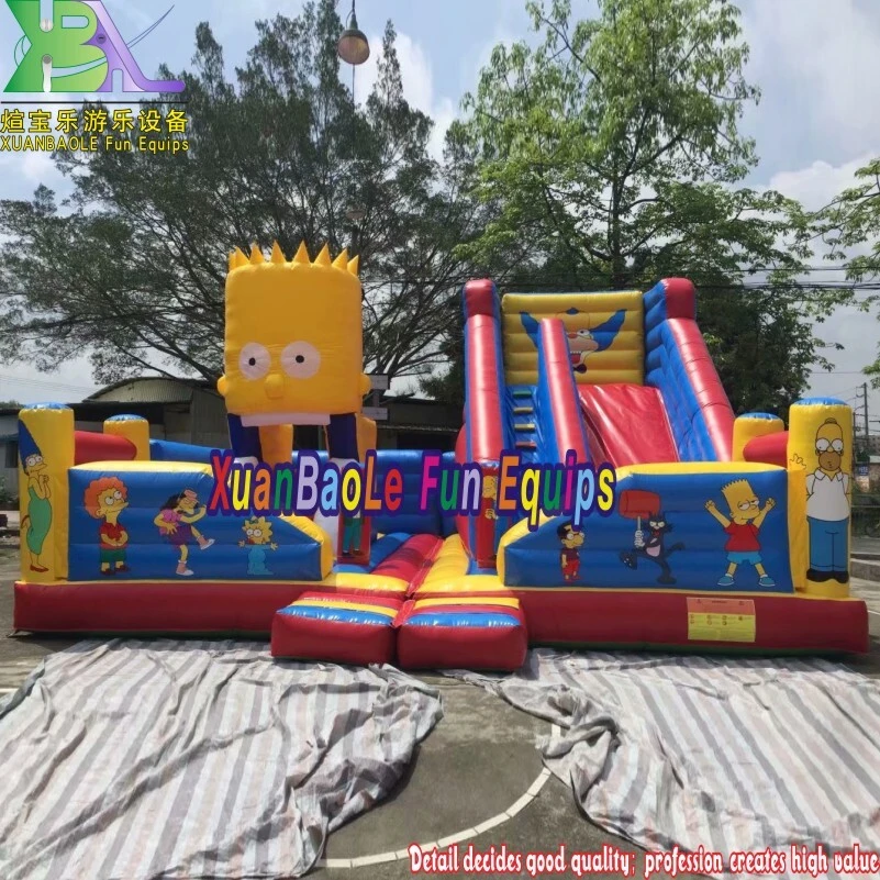 Entertainment Park Kiddle Jumping Castle Bouncer Funcity Playground, Flower Smile Theme Inflatable Bouncy Park 1