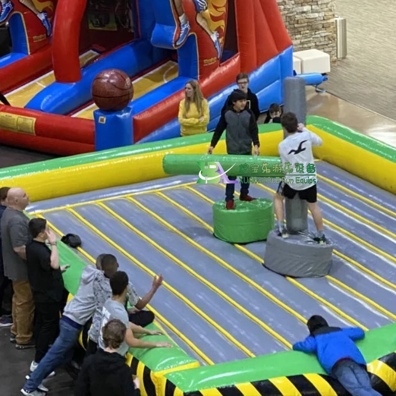 Backyard Bounce Extreme Gladiator Joust Inflatable Gladiator Joust Game Arena/ Inflatable Fighting Game 1